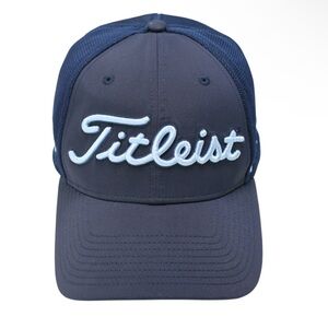 Titleist Navy Blue USA Tour Performance Foot Joy Pro V1 Adjustable Golf Hat